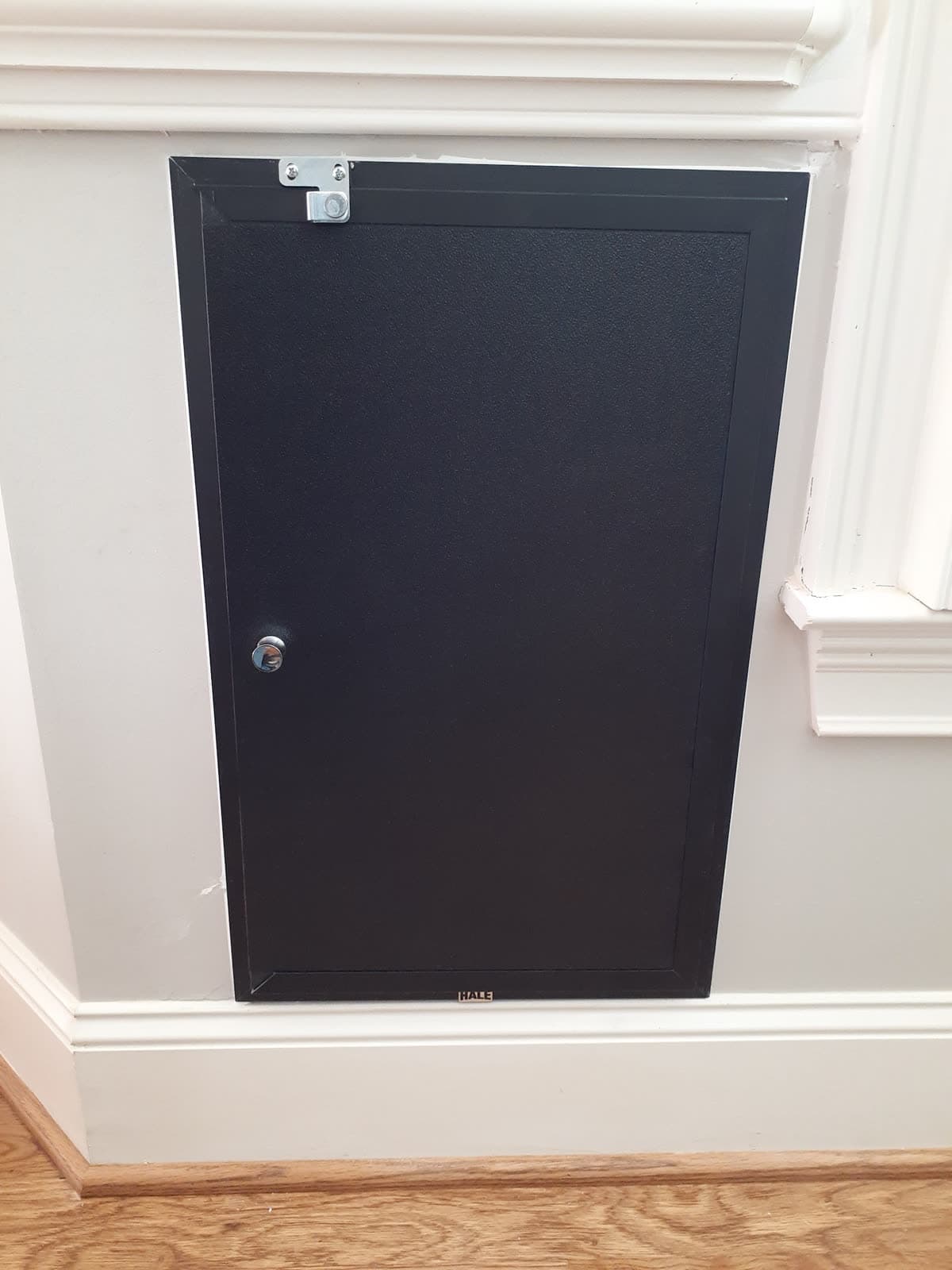 Real Elite Pet Doors installation — a custom-fitted pet door in a Georgia home